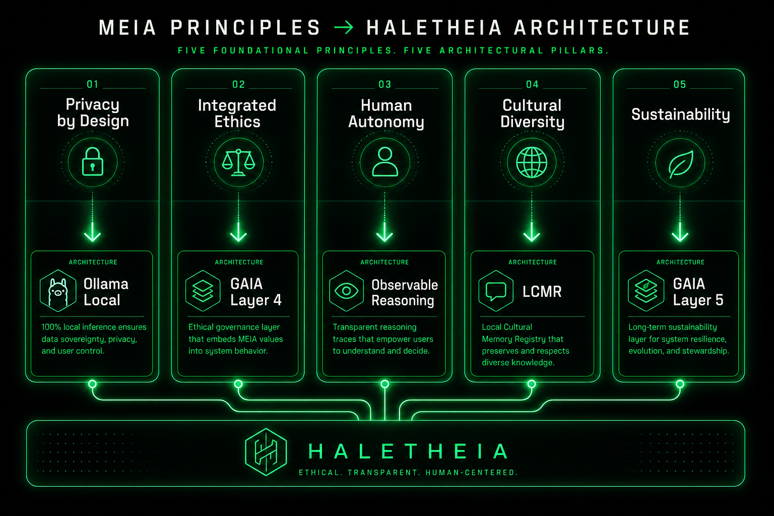 MEIA to HALETHEIA Evolution